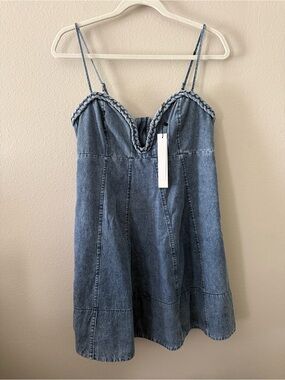 Mustard Seed Denim Mini Dress size S